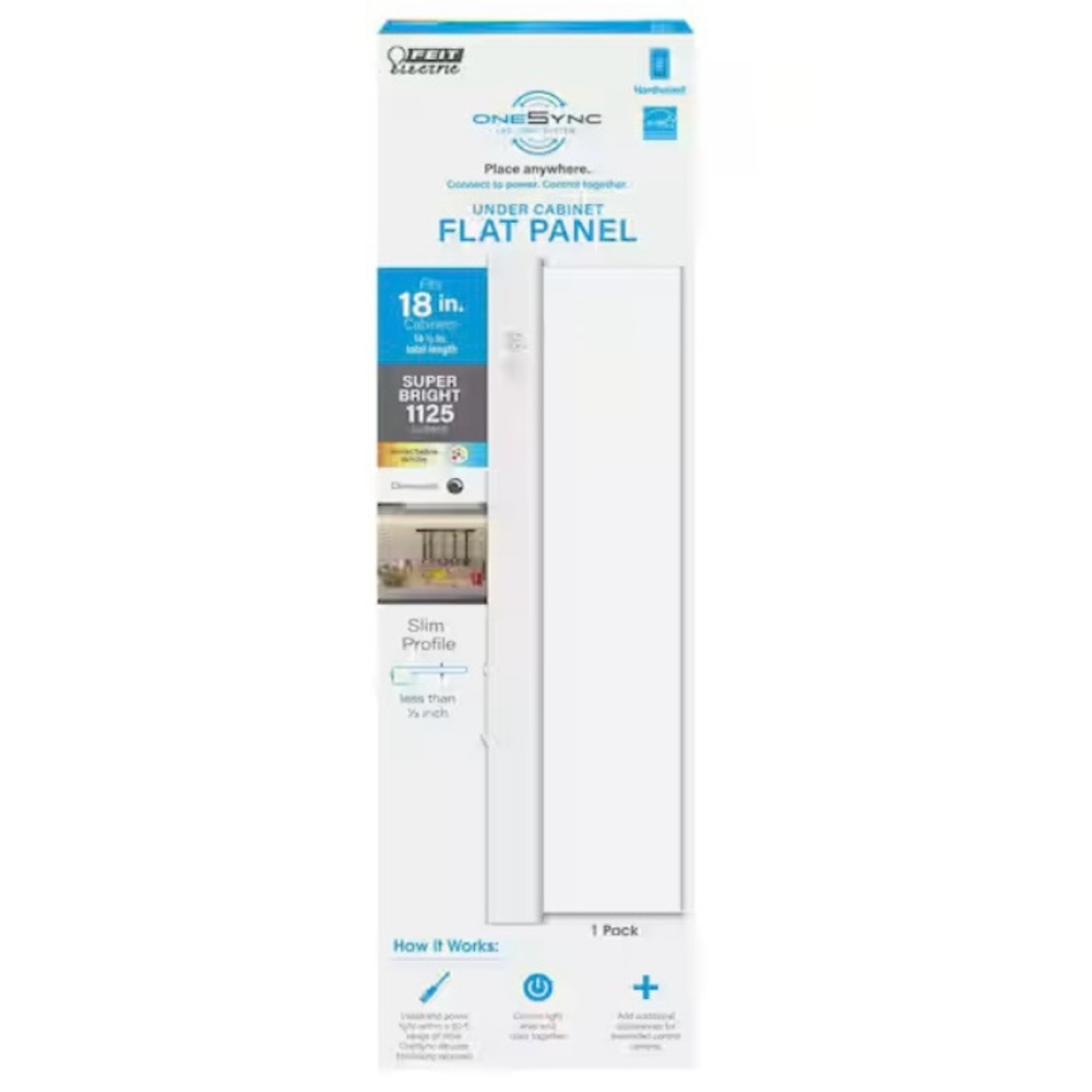 Feit Electric OneSync color selectable under cabinet flat panel LED